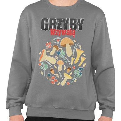 BLUZA grzyby GRZYBY WZYWAJA